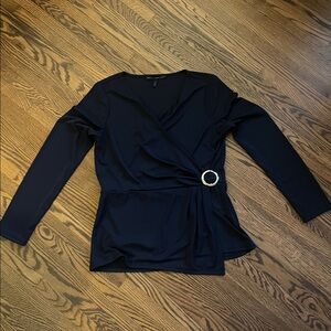 White House Black Market Navy Top